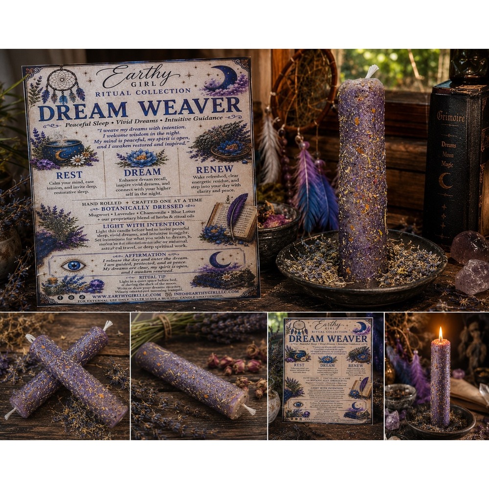 Dream Weaver Ritual Candle